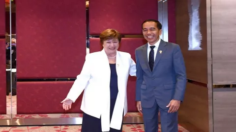 Presiden Jokowi dan Direktur IMF Bahas Ekonomi Global - GenPI.co