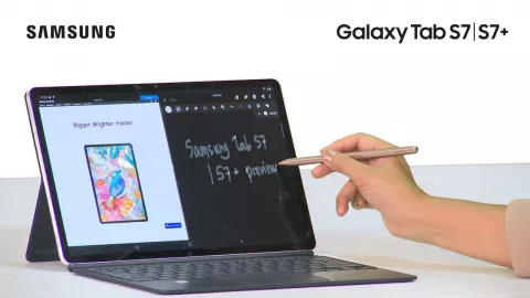 Cara Galaxy Tab S7 l S7+ Bantu Tingkatkan Produktivitas Saat PSBB - GenPI.co