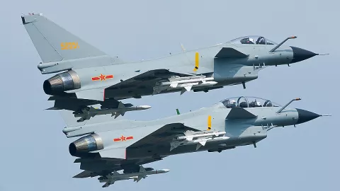 China Nggak Takut Perang, 12 Jet Tempur Tantang Amerika - GenPI.co