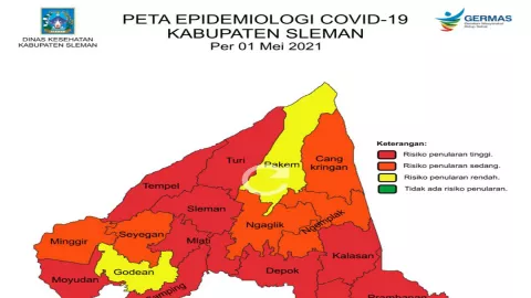 Astaga, Zona Merah Corona di Sleman Bertambah - GenPI.co