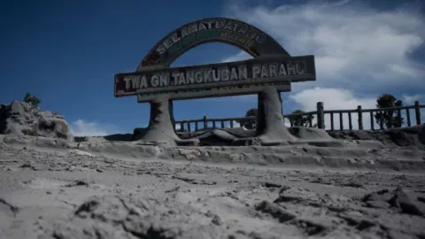 Gunung Tangkuban Perahu Masih Sepi dari Wisatawan - GenPI.co