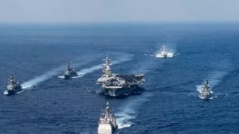 Amerika Hadapi Kekuatan Militer Tiongkok di Laut China Selatan - GenPI.co