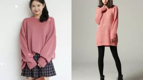 Mix and Match Sweater Kece saat Musim DIngin, Tiru Ladies ! - GenPI.co