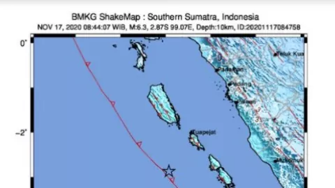 Gempa M 6,3 Guncang Mentawai, Warga Evakusi ke Bukit - GenPI.co