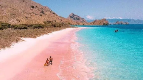 Tak Ada Duanya, Pantai Pink NTT Sihir Para Pelancong Dunia - GenPI.co