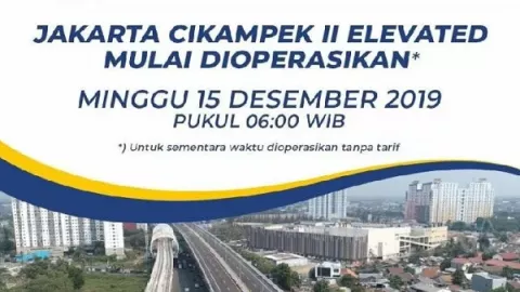 Tol Layang Terpanjang di Indonesia, Ini Gate Keluar Masuknya... - GenPI.co