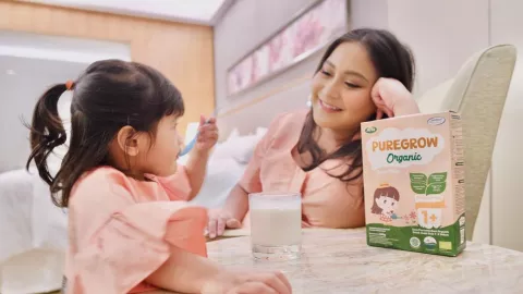 Puregrow Organic, Susu Organik Dorong Anak Tumbuh Cerdas - GenPI.co