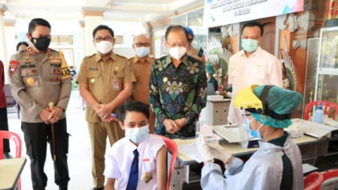 Vaksinasi Digeber, 5.000 Anak di Bali Sempat Terpapar Covid-19 - GenPI.co