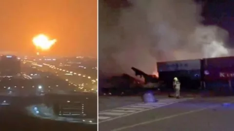Ledakan Besar di Pelabuhan Dubai, Gedung-gedung Tinggi Bergetar! - GenPI.co