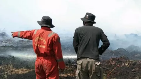 Empat Hektare Lahan di Kabupaten Ogan Ilir Sumsel Terbakar - GenPI.co