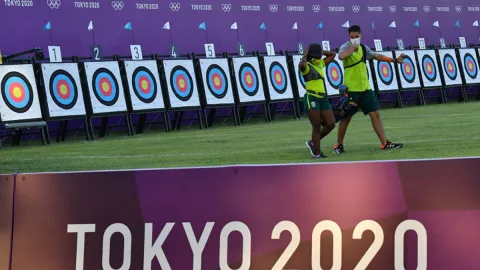 Salahkan Angin, Tim Panahan Indonesia Kalah di Olimpiade Tokyo - GenPI.co