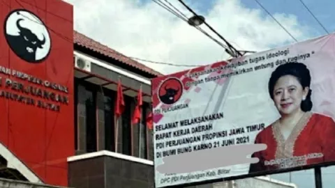 PDIP Gusar, Baliho Puan Maharani Dirusak - GenPI.co