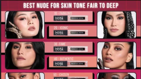 6 Warna Nude Lip Cream Make Over Cocok Untuk Semua Skin Tone - GenPI.co