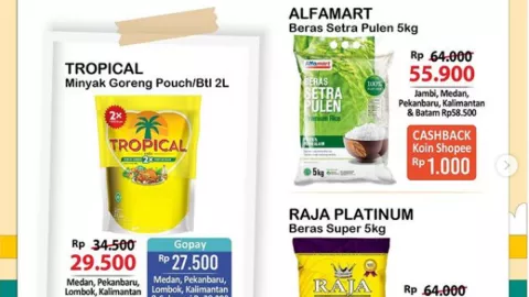 Promo Alfamart JSM Harga Beras dan Minyak Murah Banget - GenPI.co