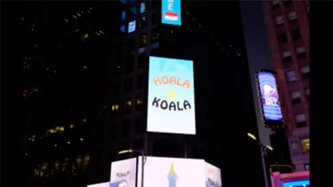 Wow, Hoala dan Koala Mejeng di Times Square New York! - GenPI.co