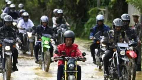 Gahar! Jokowi Bakal Jajal Sirkuit Mandalika Pakai Motor Bobber - GenPI.co