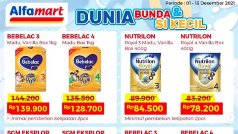 Jangan Lewatkan Promo Alfamart Hari Ini, Susu Bayi Murah Bund! - GenPI.co