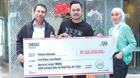 Juragan 99 Kucurkan Bonus Rp 500 Juta untuk Timnas Indonesia - GenPI.co