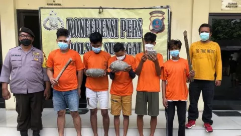 Kapok! 5 Anggota Geng Motor Kriminal di Sumut Ditangkap Polisi - GenPI.co