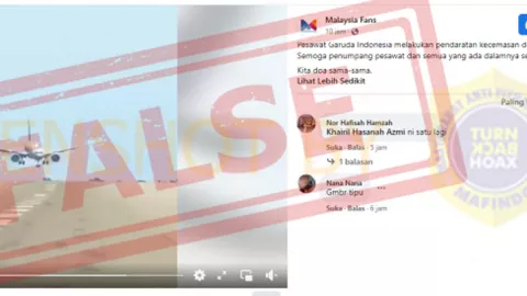 Facebook Malaysia Fans Sebut Garuda Sulit Mendarat di Iran, Sesat - GenPI.co