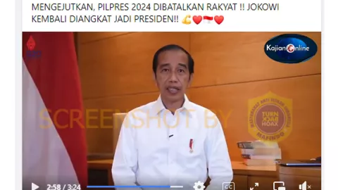 Pilpres 2024 Dibatalkan, Jokowi Presiden 3 Periode, Kita Cek Yuk - GenPI.co