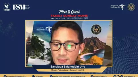 Sandiaga Uno Dorong Sineas Muda Daerah Ciptakan Karya Hebat - GenPI.co