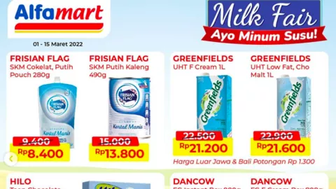 Promo Alfamart Banjir Susu Murah, Jangan Sampai Kehabisan! - GenPI.co