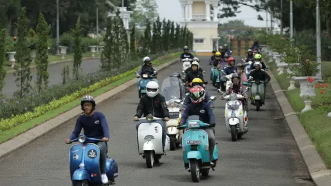 Komunitas Moca Vespa Gelar Silaturahmi di Tangerang City - GenPI.co