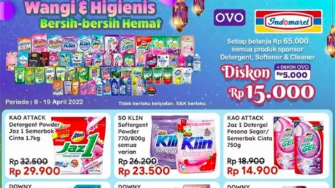 Ada Promo Detergen Murah di Indomaret, Cek Daftarnya Yuk! - GenPI.co