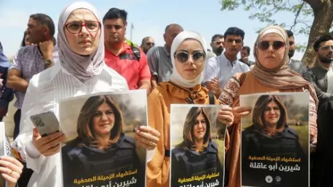 DK PBB Kecam Pembunuhan Jurnalis Al Jazeera Shireen Abu Akleh - GenPI.co