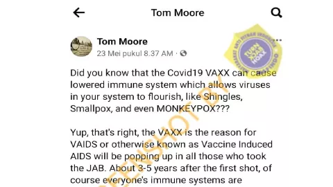 Parah, Vaksin Covid-19 DItuding Akibatkan AIDS dan Cacar Monyet - GenPI.co