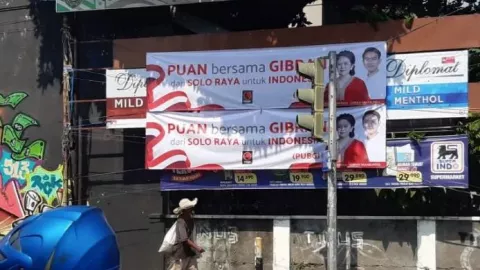 Heboh Puluhan Spanduk Gibran-Puan di Solo, Atas Nama Projo - GenPI.co