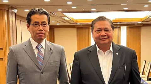 Airlangga Bertemu dengan Partai Penguasa Jepang - GenPI.co
