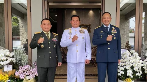 Potret Tiga Kepala Staf TNI Kompak, Negara Aman - GenPI.co