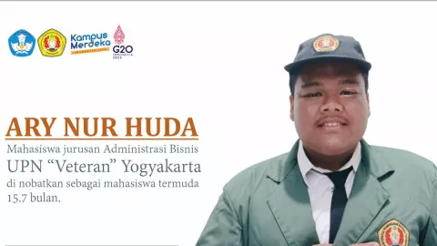 Pernah Down, Ary Jadi Mahasiwa Termuda UPN Yogyakarta, Usia 15 Tahun - GenPI.co