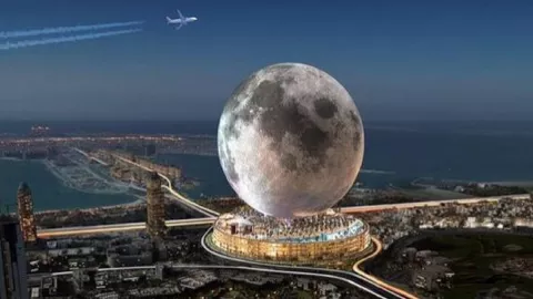 Ada Resor Berwujud Bulan di Dubai, Mewahnya Bukan Main! - GenPI.co