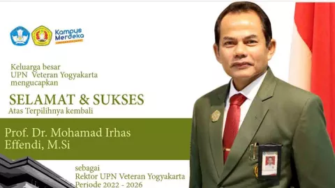 Profil Rektor Baru UPN Veteran Yogyakarta Mohamad Irhas Effendi - GenPI.co