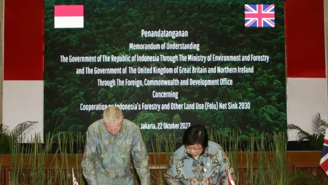 Indonesia-Inggris Teken Kerja Sama Bidang Lingkungan dan Iklim - GenPI.co