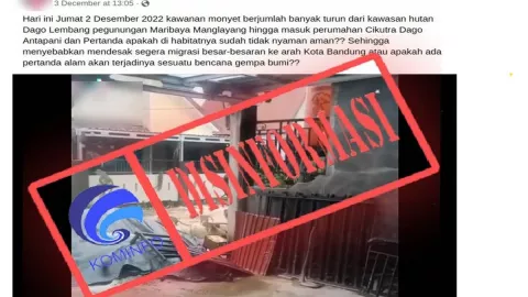 Monyet Turun Dikaitkan Bencana Bandung, Hoaks Nggak Ada Obat - GenPI.co