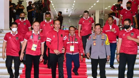 Tonton Langsung Timnas Indonesia, Jokowi Singgung Protokol Keamanan - GenPI.co
