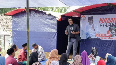 Bangun Hunian, Ganjar Muda Padjajaran Bantu Korban Gempa Cianjur - GenPI.co