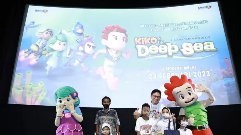 Nobar Kiko In the Deep Sea Dihadiri Puluhan Anak Difabel - GenPI.co