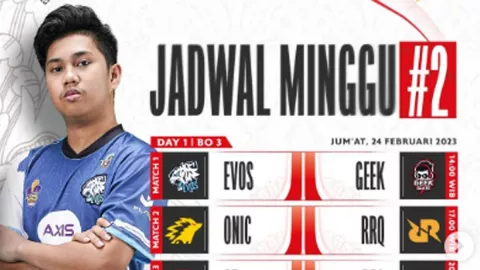 Jadwal MPL ID S11: Onic Esports vs RRQ Hoshi, Evos Legends Berat - GenPI.co