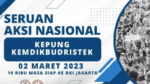 Demo P1 Meledak, Tuntut SK PPPK Guru April atau Nadiem Makarim Mundur - GenPI.co