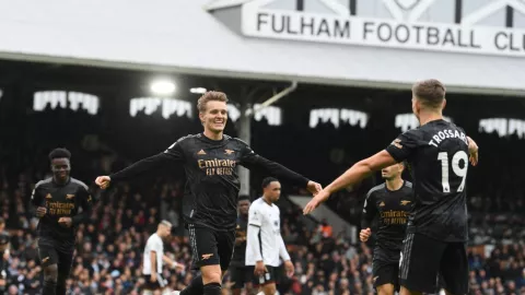 Arsenal Pesta Gol di Kandang Fulham, Trossard Cetak Rekor - GenPI.co