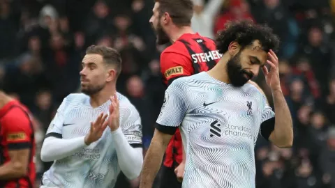 Liverpool Dipermalukan Bournemouth, Mohamed Salah Catat Rekor Busuk - GenPI.co