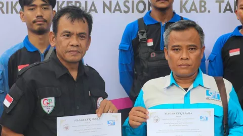 Alasan Ganjaran Buruh Berjuang Tanda Tangan MoU dengan SPN Tangerang - GenPI.co