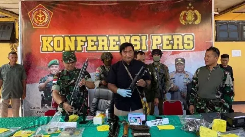 Senjata Api dan Amunisi Milik KKB di Nduga Diamankan - GenPI.co
