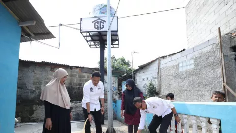 Gardu Ganjar Banten Beri Sanitasi Air Bersih untuk Bantu Warga Tangerang - GenPI.co