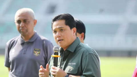 Erick Thohir: Tugas Shin Tae Yong Latih Timnas Indonesia dan U-23, Indra Sjafri U-20 - GenPI.co